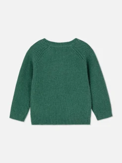 Pullover Und Cardigans|Primark Strickpullover Mit Dinosaurier-Design Grün
