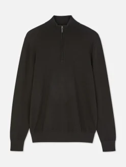 Pullover Und Cardigans|Primark Strickpullover Mit Kurzem Reißverschluss Schwarz
