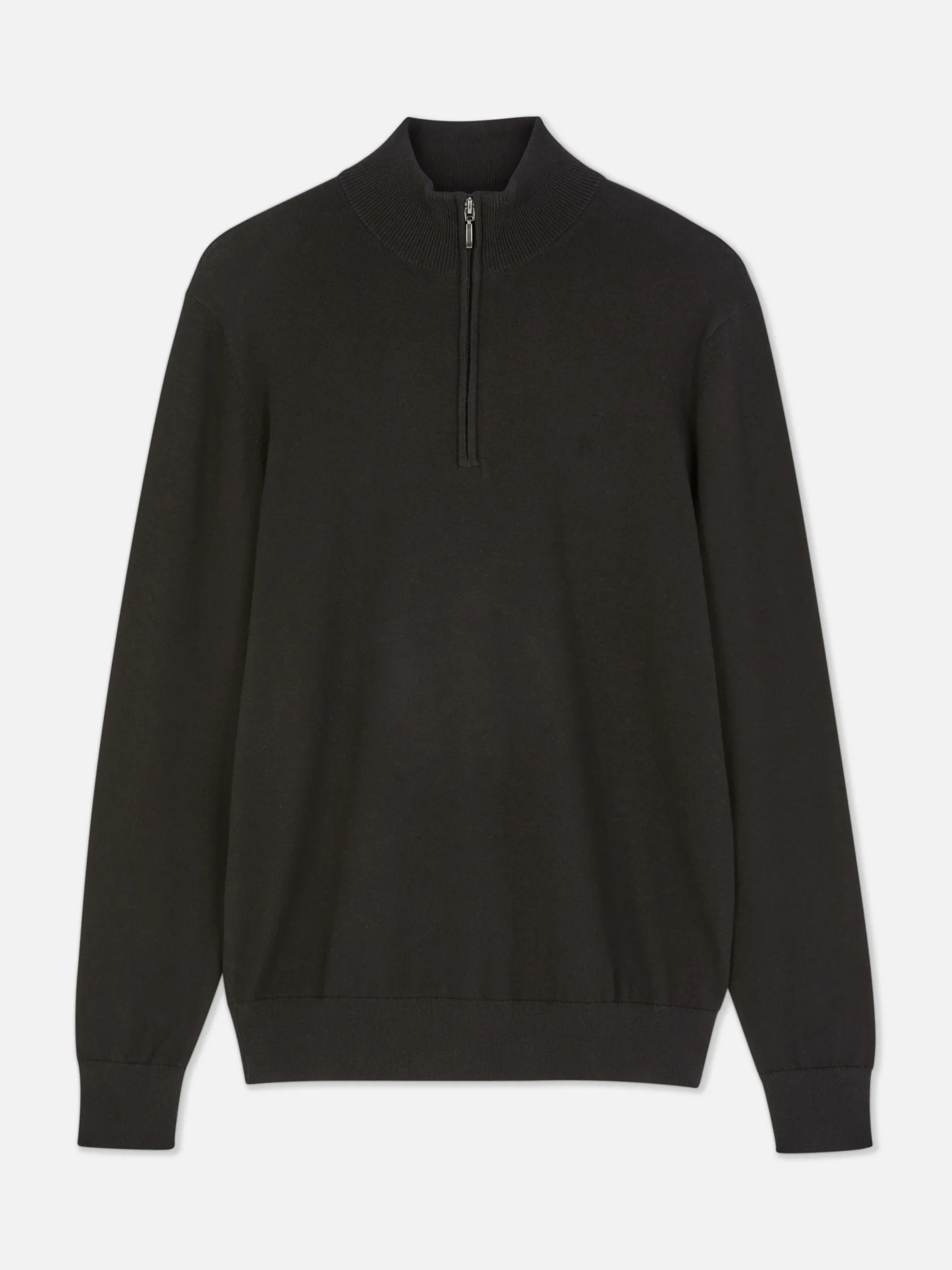 Pullover Und Cardigans|Primark Strickpullover Mit Kurzem Reißverschluss Schwarz