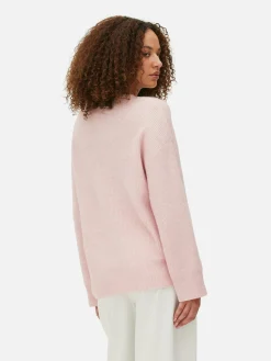 Pullover Und Cardigans|Primark Strickpullover Mit Ärmelbündchen Rosa