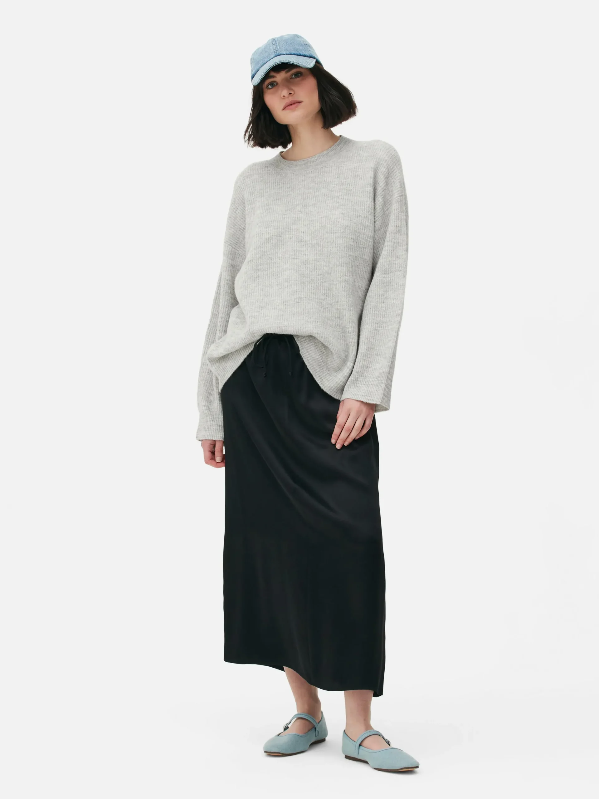 Pullover Und Cardigans|Primark Strickpullover Mit Ärmelbündchen Grau