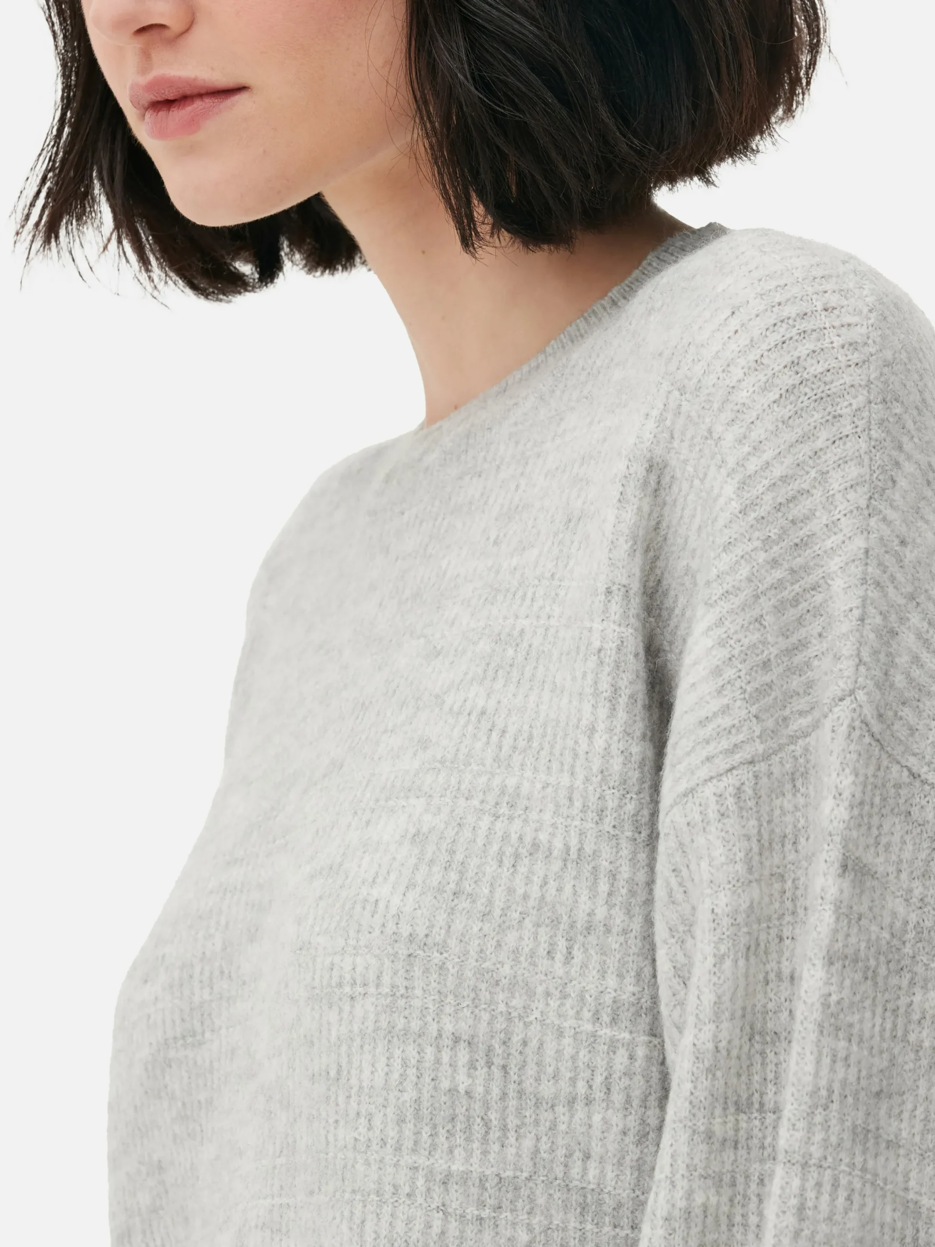 Pullover Und Cardigans|Primark Strickpullover Mit Ärmelbündchen Grau