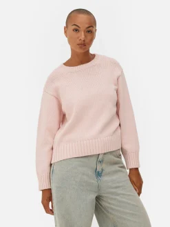 Pullover Und Cardigans|Primark Strickpullover Mit Rundhalsausschnitt Rosa