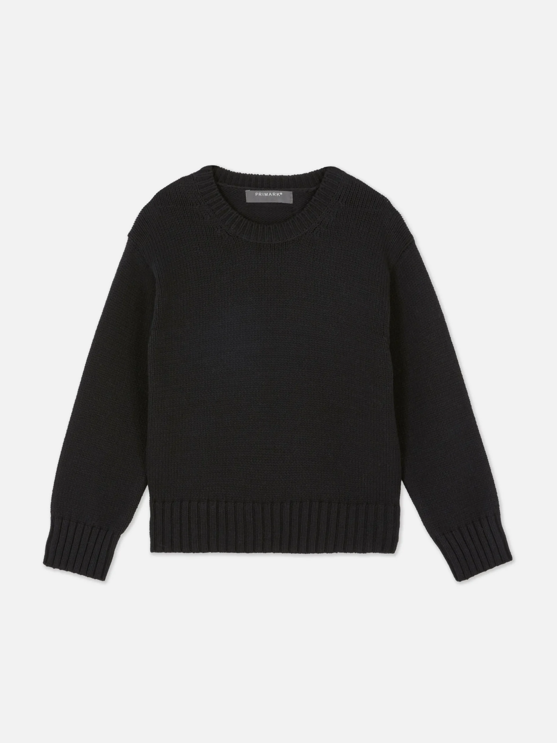 Pullover Und Cardigans|Primark Strickpullover Mit Rundhalsausschnitt Schwarz