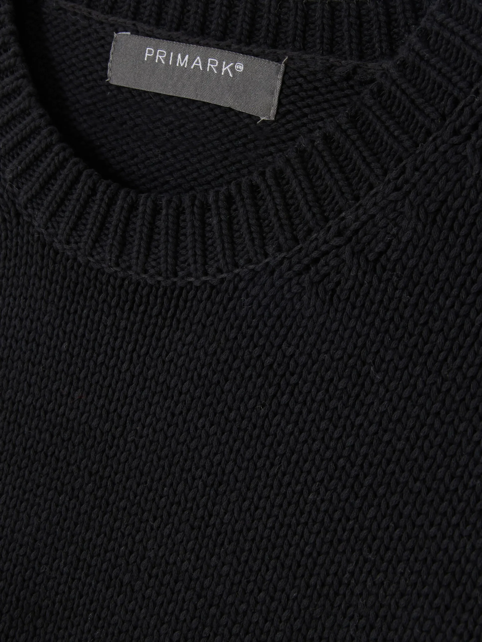 Pullover Und Cardigans|Primark Strickpullover Mit Rundhalsausschnitt Schwarz