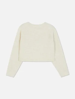 Pullover Und Cardigans|Primark Strickpullover Mit Teddybärmotiv Ecrufarben