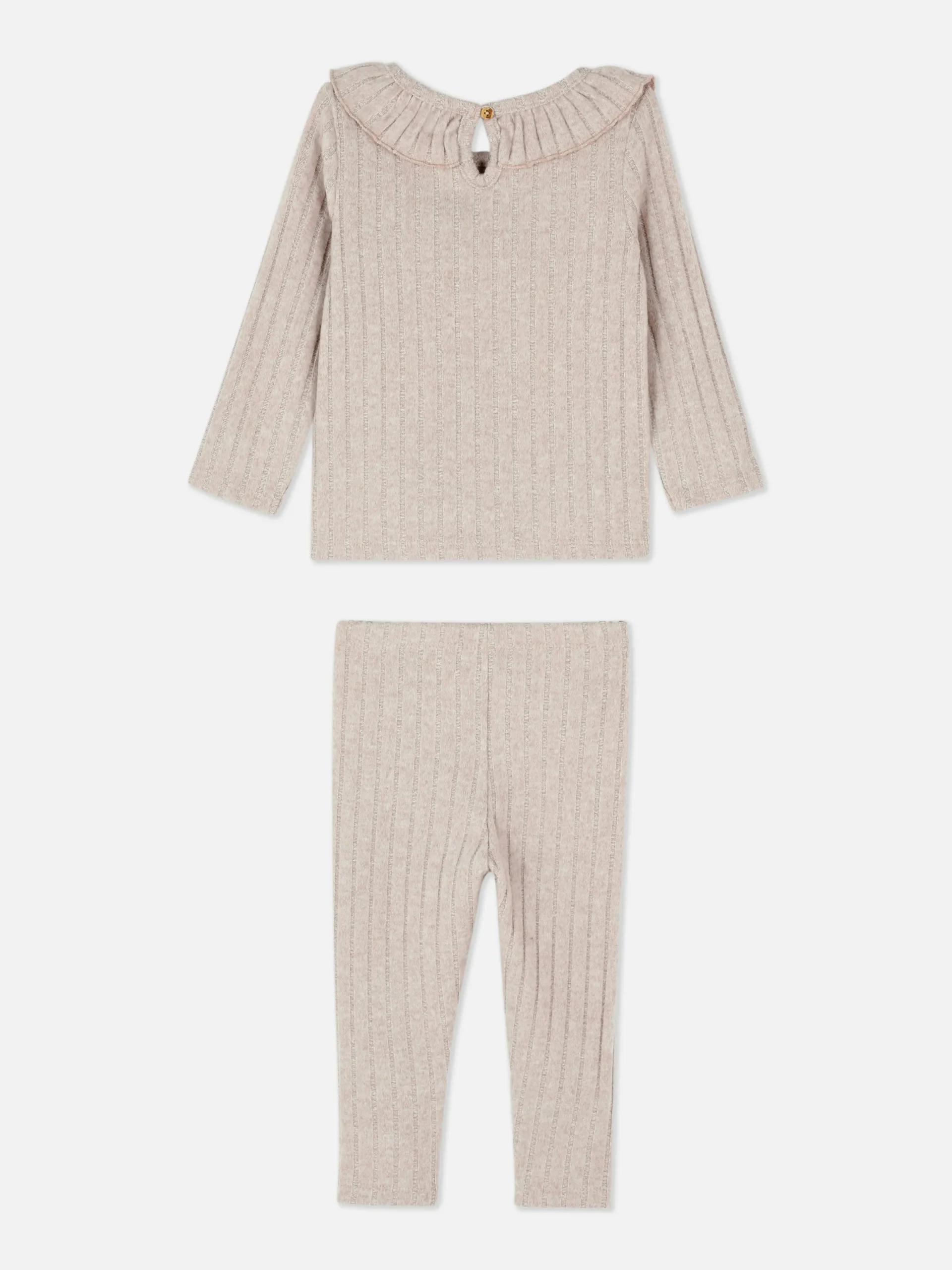 Sets Und Outfits|Primark Strickpullover Und Leggings Im Kombi-Set Hellbeige