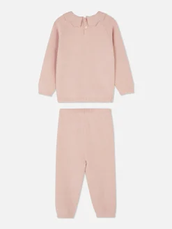 Sets Und Outfits|Primark Strickpullover Und Leggings Im Kombi-Set Rosa