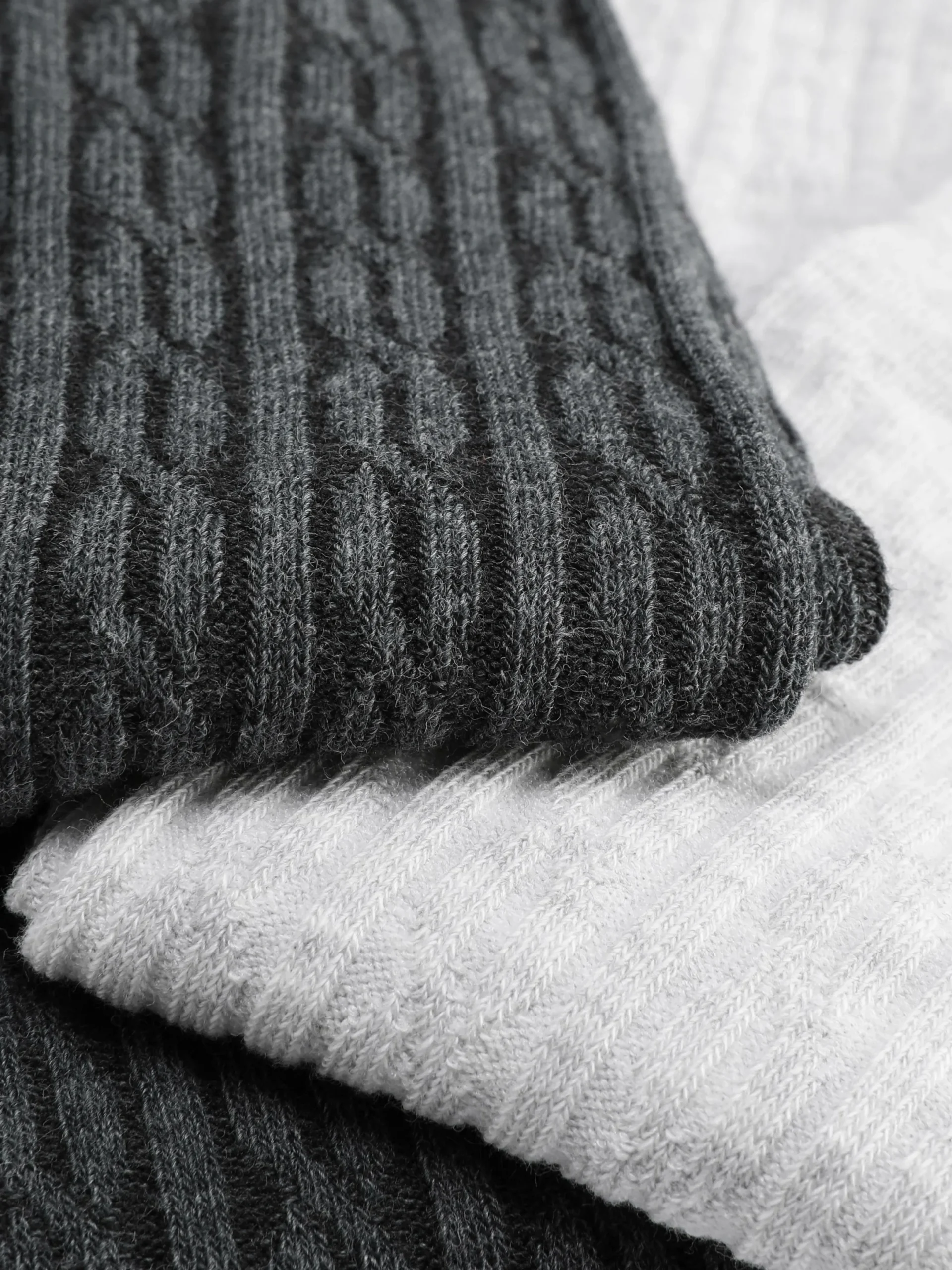 Socken Und Strumpfhosen|Primark Strickstrumpfhosen Mit Zopfmuster, 3er-Pack Grau