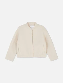 Jacken Und Mäntel|Primark Strukturierte Bomberjacke Beige