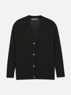 Pullover Und Cardigans|Primark Strukturierter Cardigan Im Boyfriend-Look Schwarz