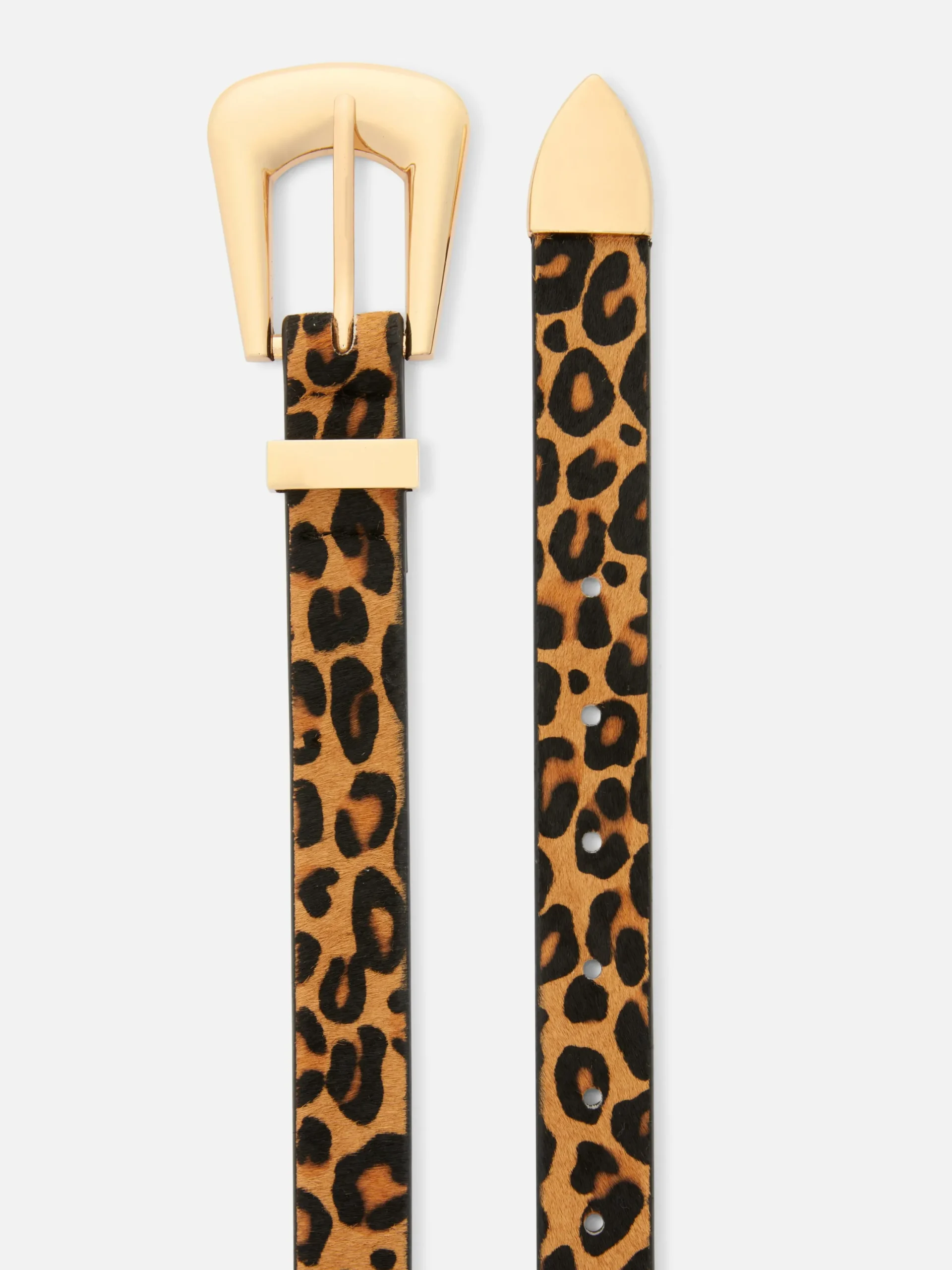 Gürtel|Primark Strukturierter Gürtel Mit Leopardenprint Multi