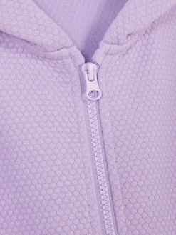 Hoodies Und Sweatshirts|Primark Strukturierter Hoodie Mit Reißverschluss Lilafarben