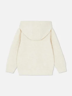Hoodies Und Sweatshirts|Primark Strukturierter Hoodie Mit Reißverschluss Hellbeige