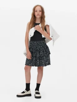 Röcke|Primark Stufenrock Mit Blumenmuster Multi