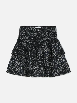 Röcke|Primark Stufenrock Mit Blumenmuster Multi