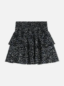 Röcke|Primark Stufenrock Mit Blumenmuster Multi