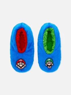 Socken|Primark Super Mario Bros. Hausschuhe Blau