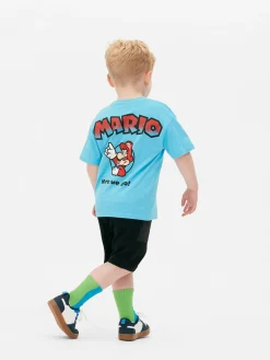 Tops Und T-Shirts|Primark „Super Mario“ T-Shirt Blau