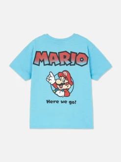 Tops Und T-Shirts|Primark „Super Mario“ T-Shirt Blau