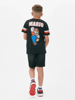 Tops Und T-Shirts|Primark „Super Mario“ T-Shirt Schwarz