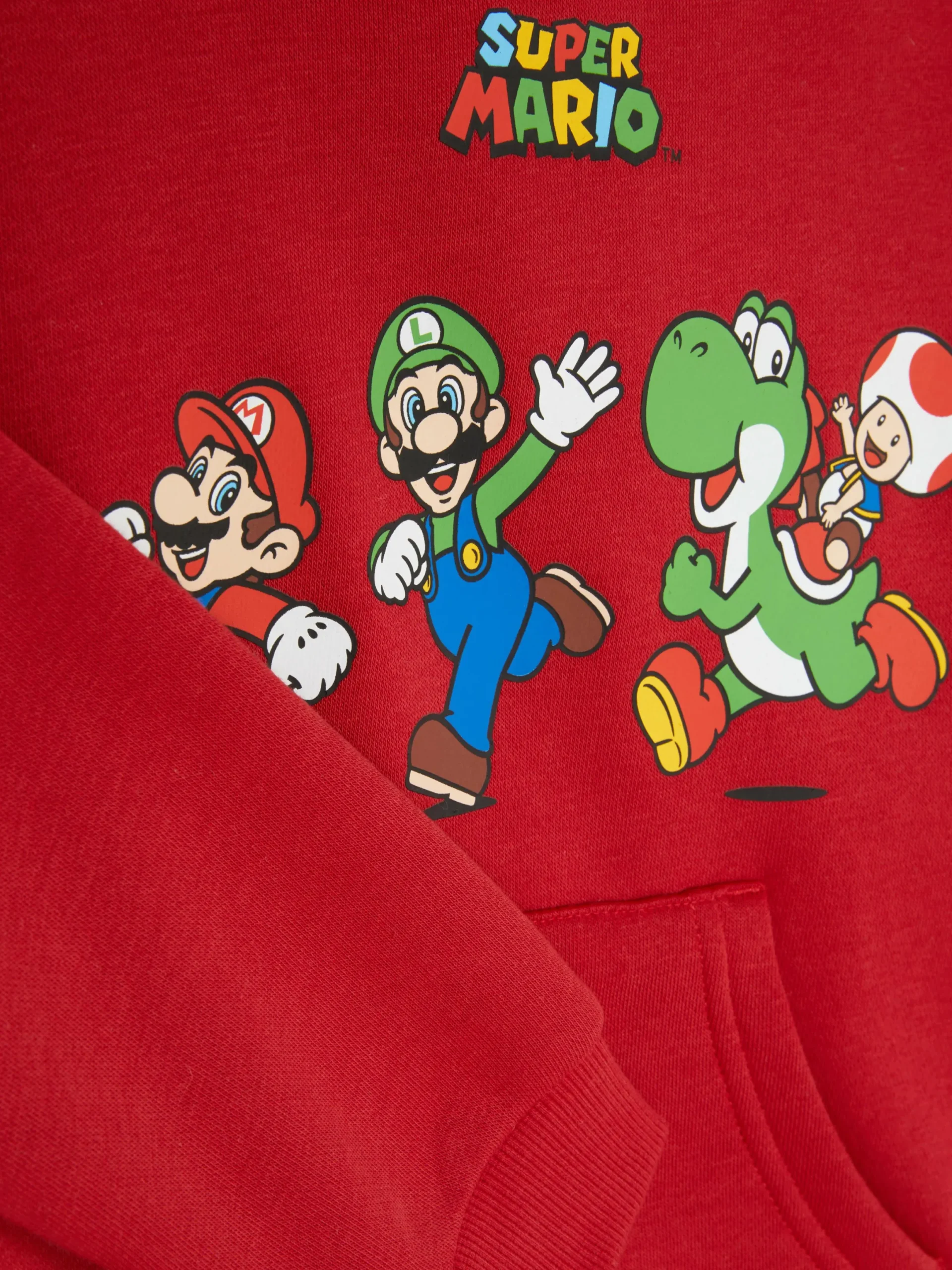 Hoodies Und Sweatshirts|Primark „Super Mario World“ Kapuzenpullover Rot