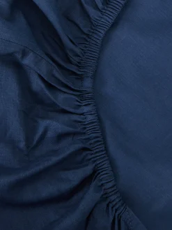 Bettlaken Und Kopfkissenbezüge|Primark Super-Kingsize-Spannbetttuch Mit Hohem Baumwollanteil Marineblau