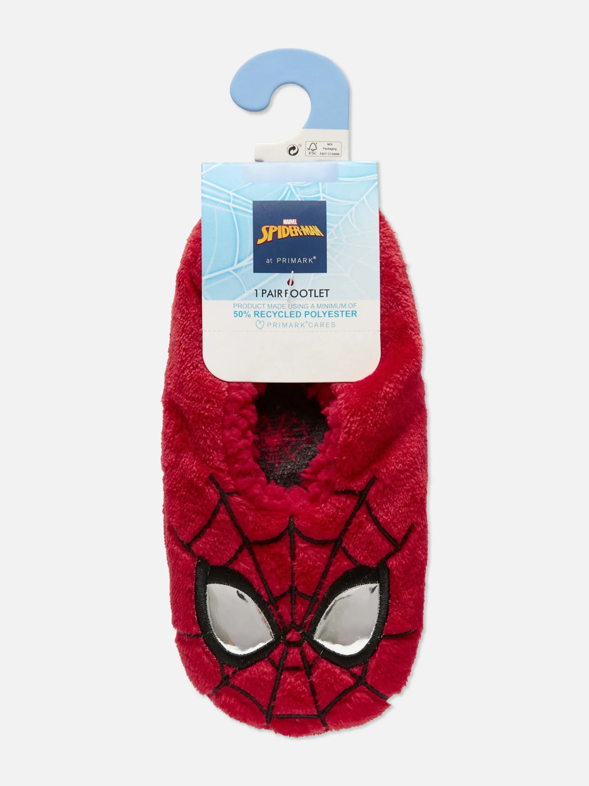 Socken|Primark Superweiche „Marvel Spider-Man“ Hausschuhe Rot