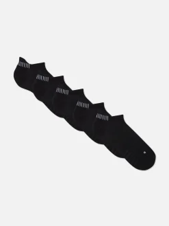 Socken|Sportbekleidung|Primark Superweiche Sneakersocken, 5er-Pack Schwarz