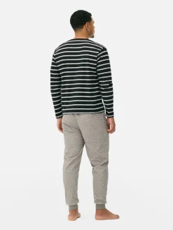 Schlafanzüge|Primark Superweicher, Langer Schlafanzug Schwarz