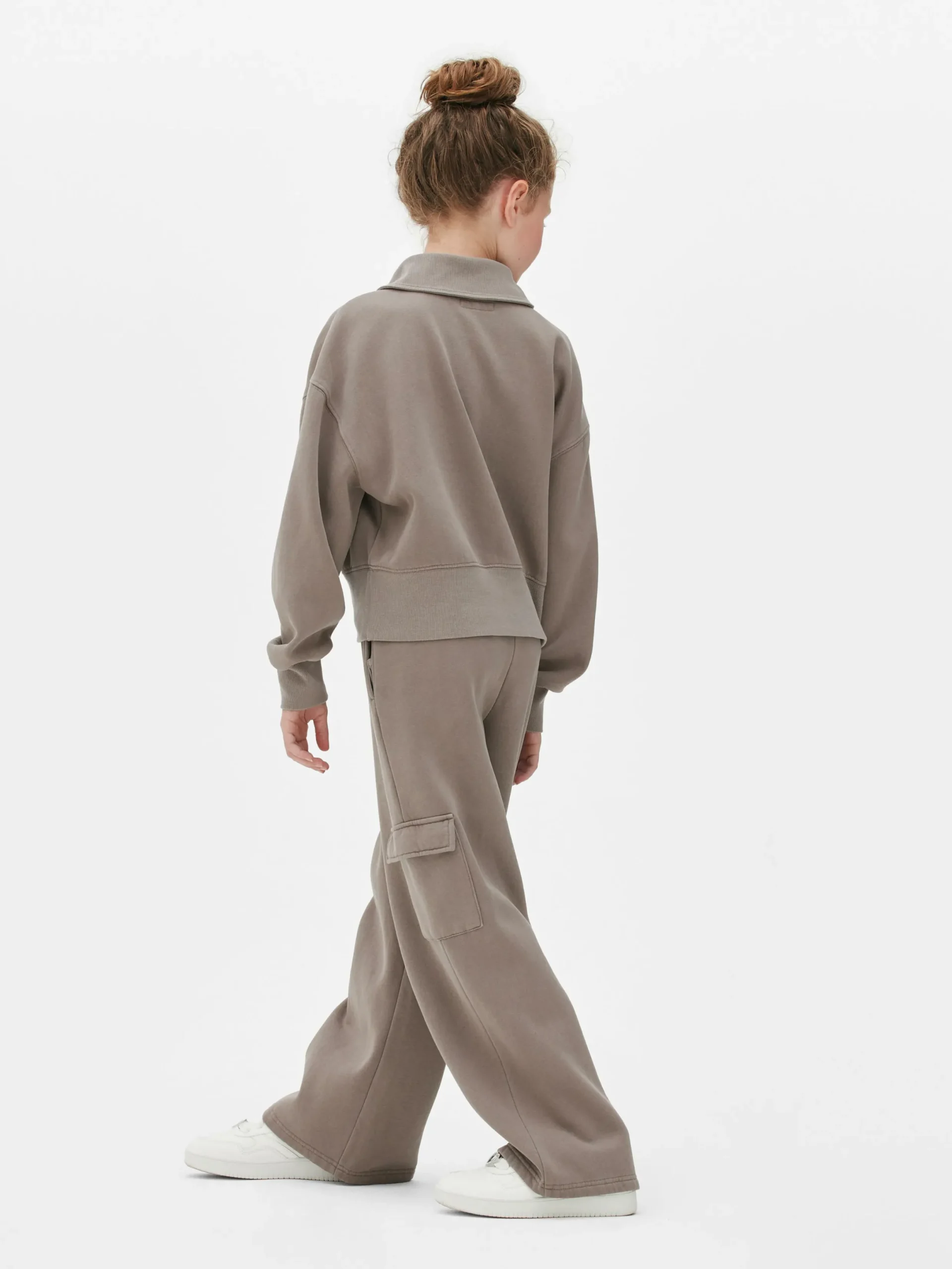 Hoodies Und Sweatshirts|Primark Sweatshirt In Acid-Wash Mit Trichterkragen Braun