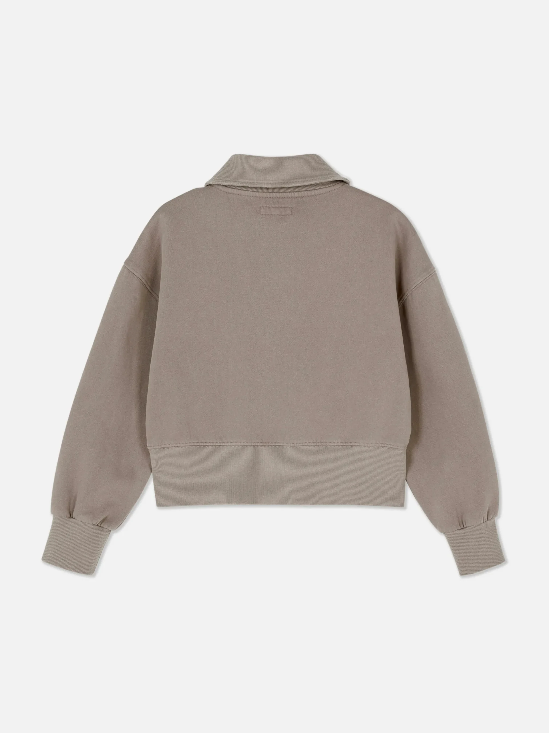 Hoodies Und Sweatshirts|Primark Sweatshirt In Acid-Wash Mit Trichterkragen Braun