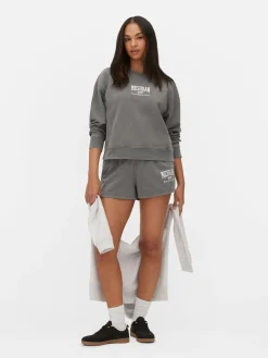Loungewear|Hoodies Und Sweatshirts|Primark Sweatshirt In Acid-Wash-Optik Grau