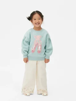 Hoodies Und Sweatshirts|Primark Sweatshirt Mit Ballerinas-Applikation Grün