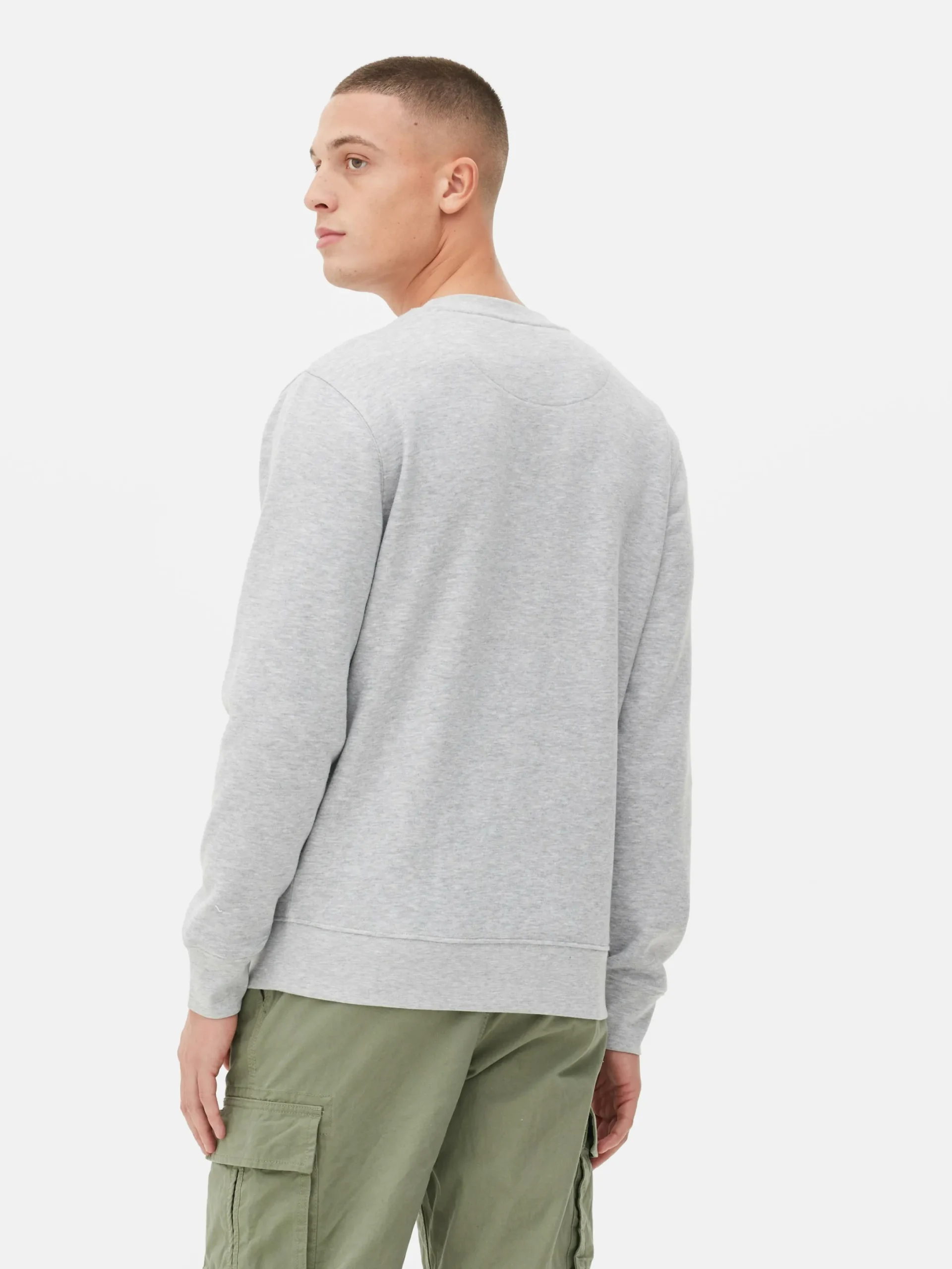 Hoodies Und Sweatshirts|Primark Sweatshirt Mit Rundhalsausschnitt Grau