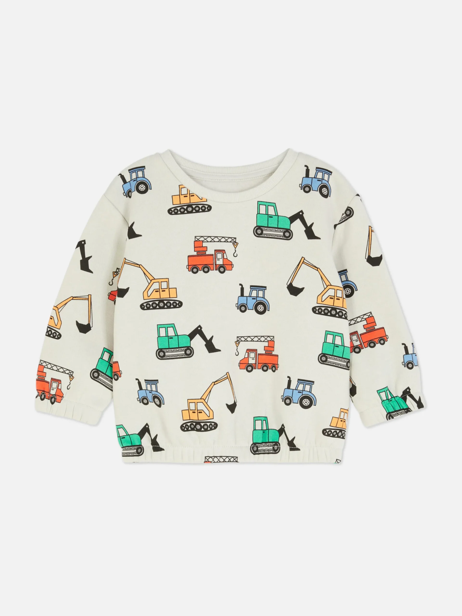 Pullover Und Cardigans|Primark Sweatshirt Mit Rundhalsausschnitt Grau