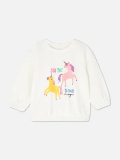 Pullover Und Cardigans|Primark Sweatshirt Mit Rundhalsausschnitt Zum Kombinieren Weiß