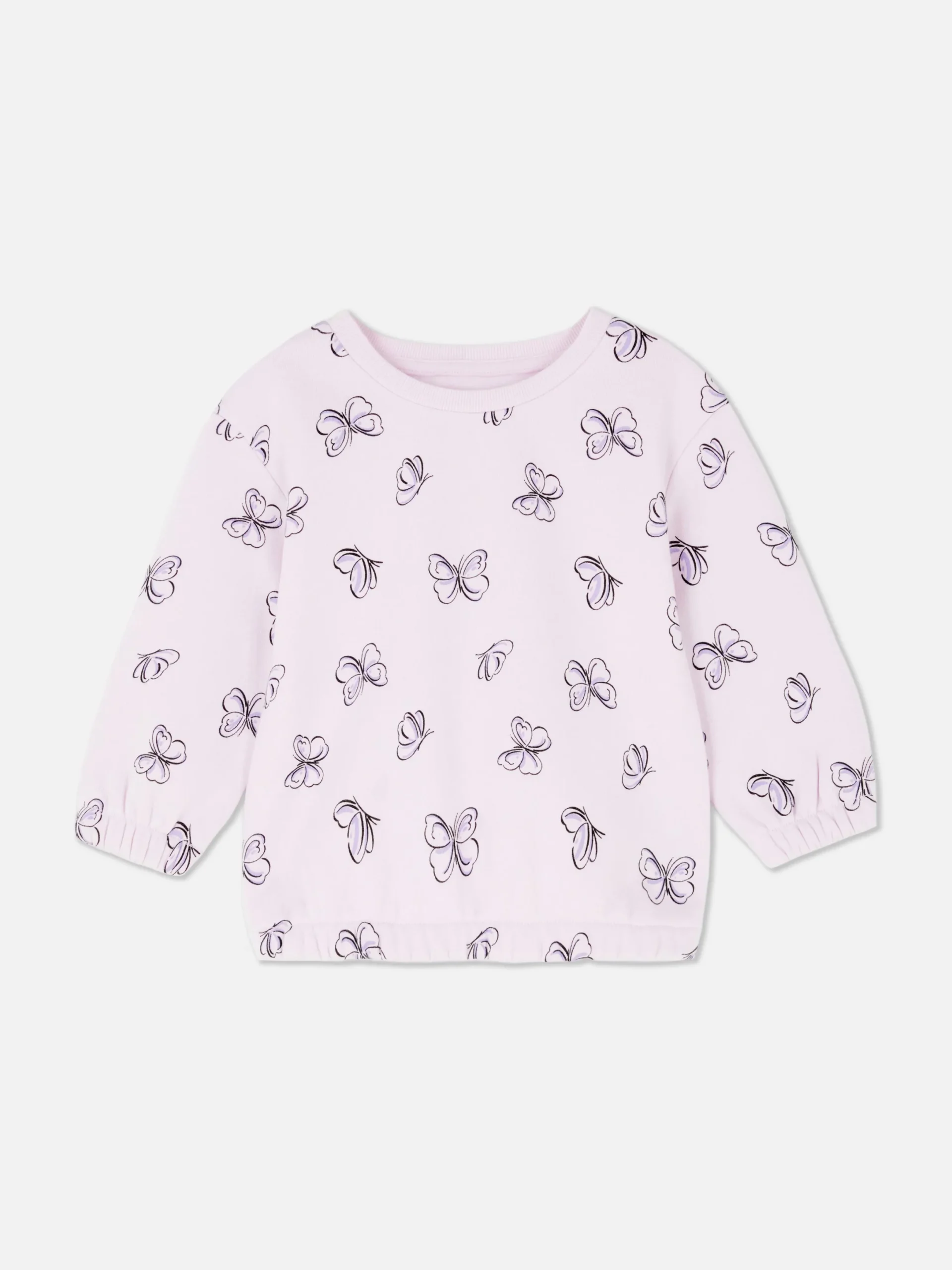 Pullover Und Cardigans|Primark Sweatshirt Mit Rundhalsausschnitt Zum Kombinieren Hellviolett