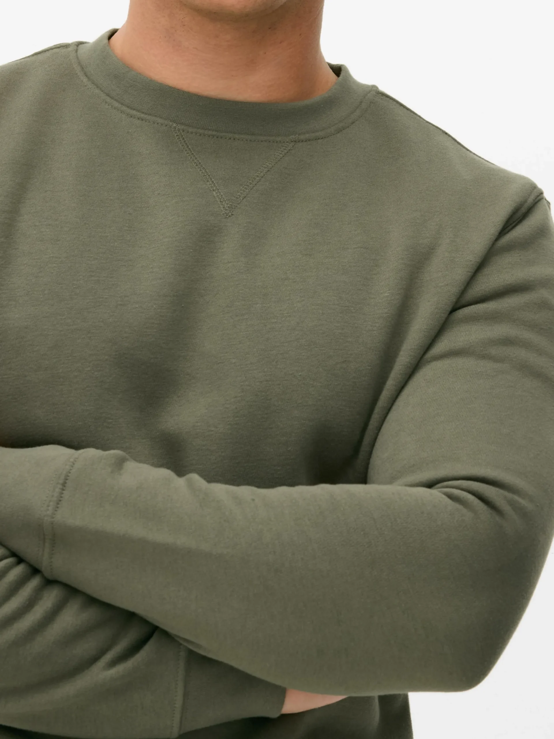 Hoodies Und Sweatshirts|Primark Sweatshirt Mit Rundhalsausschnitt Khakifarben