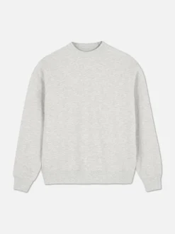 Hoodies Und Sweatshirts|Primark Sweatshirt Mit Rundhalsausschnitt Im Oversized-Look Grau