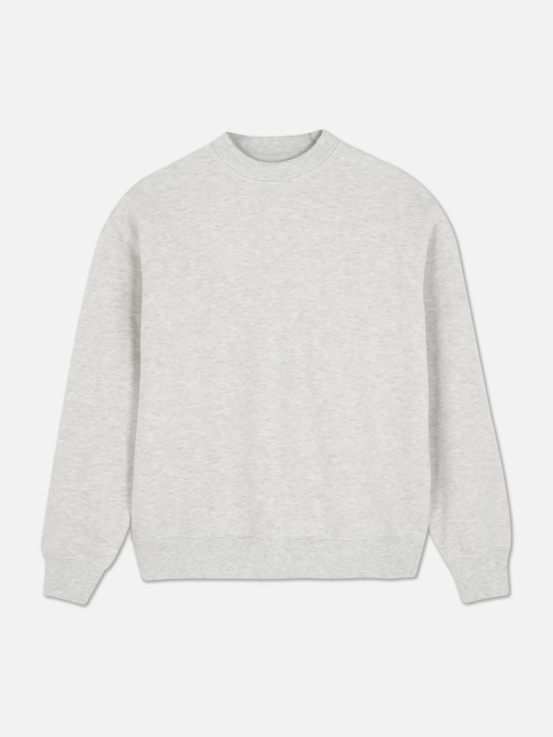 Hoodies Und Sweatshirts|Primark Sweatshirt Mit Rundhalsausschnitt Im Oversized-Look Grau