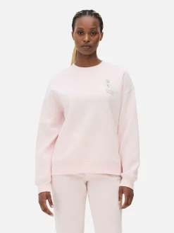 Hoodies Und Sweatshirts|Primark Sweatshirt Mit Slogan Und Rundhalsausschnitt Rosa