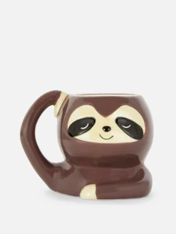 Tassen Und Becher|Primark Tasse In Form Eines Faultiers Braun