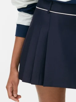 Röcke|Primark Tennis-Minirock Mit Falten Marineblau