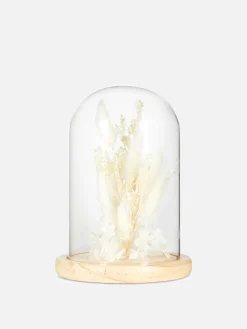 Kunstpflanzen Und -Blumen|Primark Terrarium Mit Trockenblumen Gold