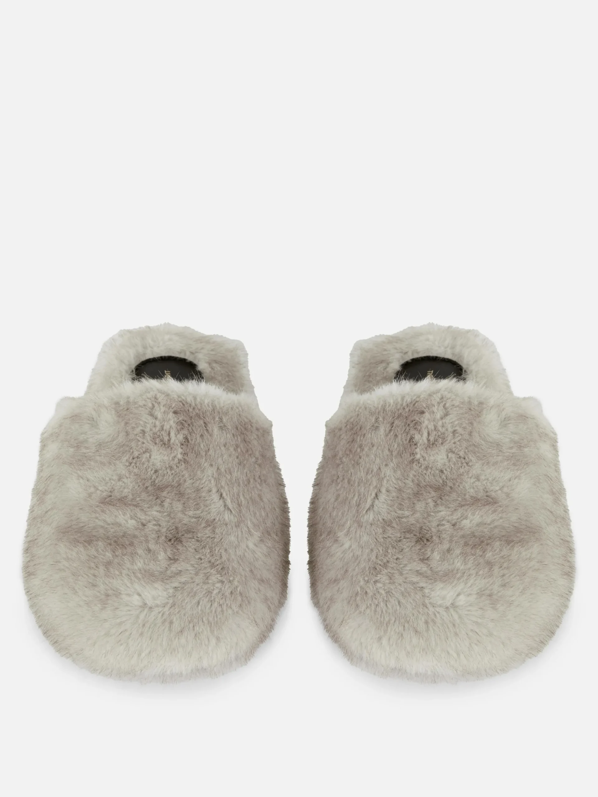 Hausschuhe|Primark „The Edit“ Flauschige Hausschuhe Grau