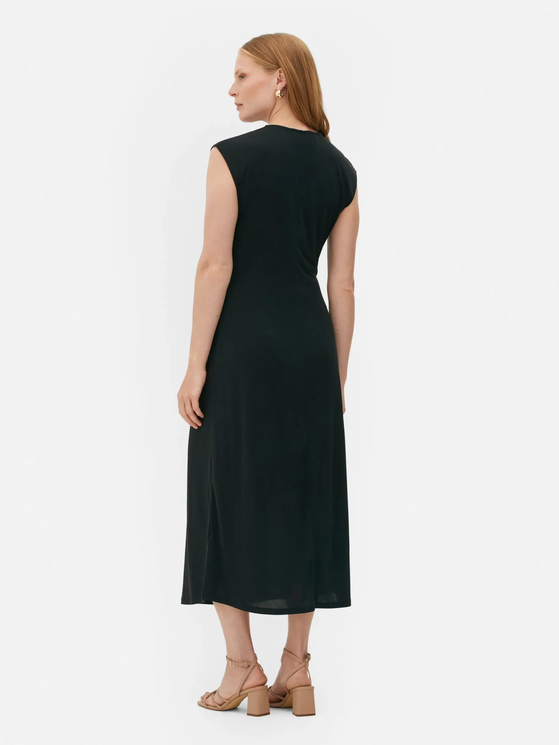 Kleider|Primark „The Edit“ Jerseykleid Mit Twistdetail Schwarz