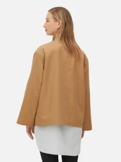 Jacken Und Mäntel|Primark „The Edit“ Kurzer Trenchcoat Kamelbraun