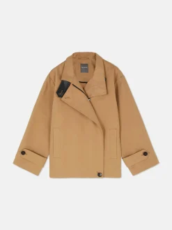 Jacken Und Mäntel|Primark „The Edit“ Kurzer Trenchcoat Kamelbraun