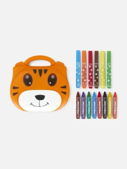 Basteln Und Handarbeiten|Primark „Tiger“ Tragbares Malset Multi